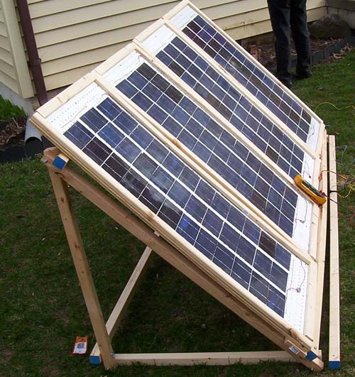 Green Power: Easy to Diy solar panel stand